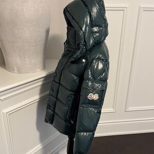 Moncler Dark Green Bomber Jacket